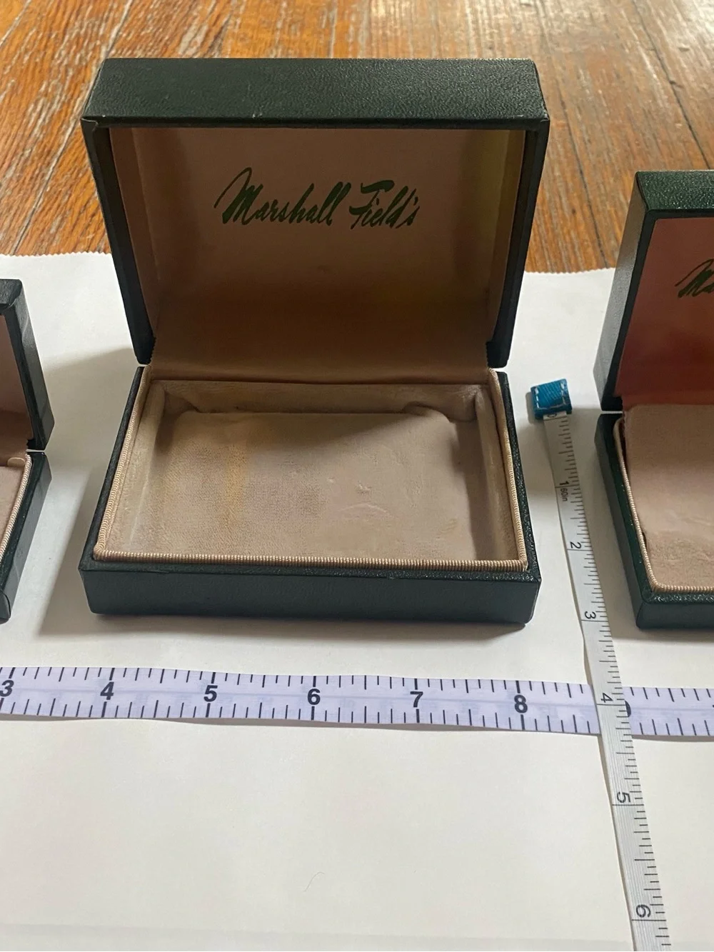 VINTAGE - Marshall Fields' set of 3 Jewelry Boxes